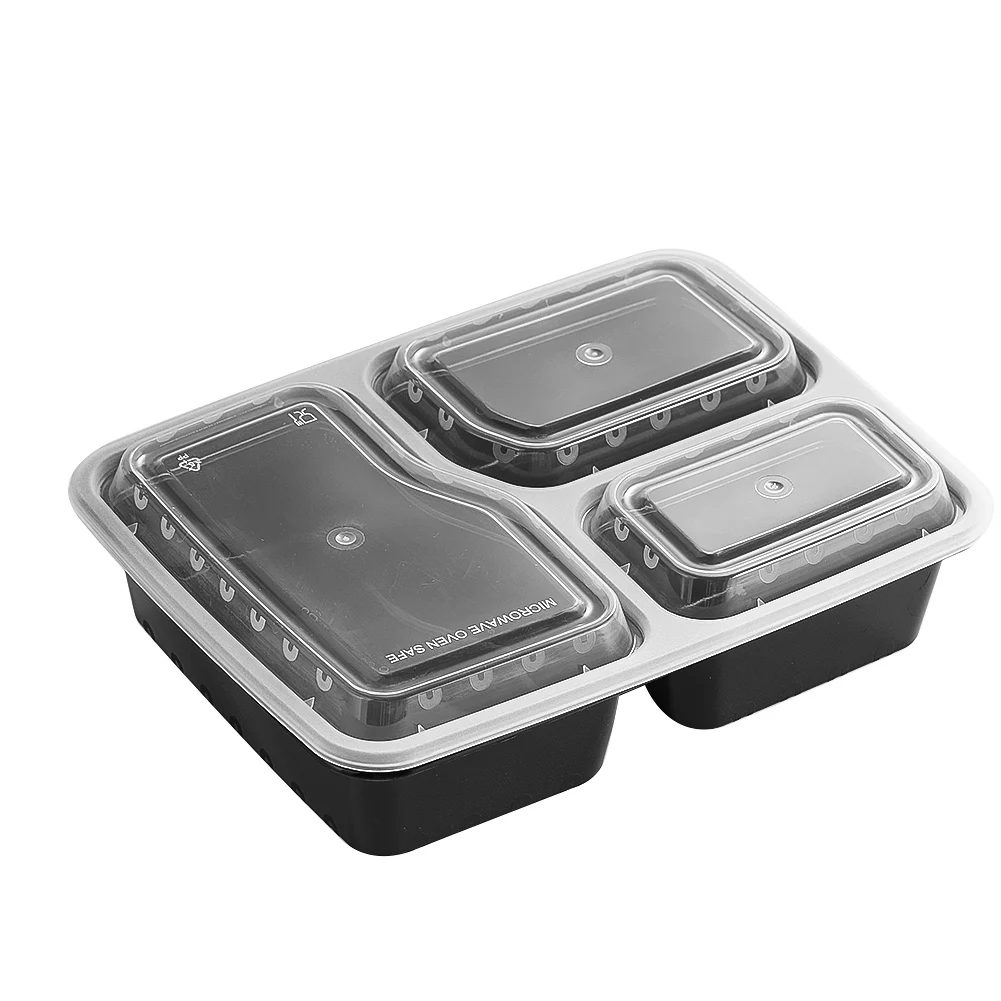 Meal Prep Ideas - 7 Pack 3 Compartment Meal Prep