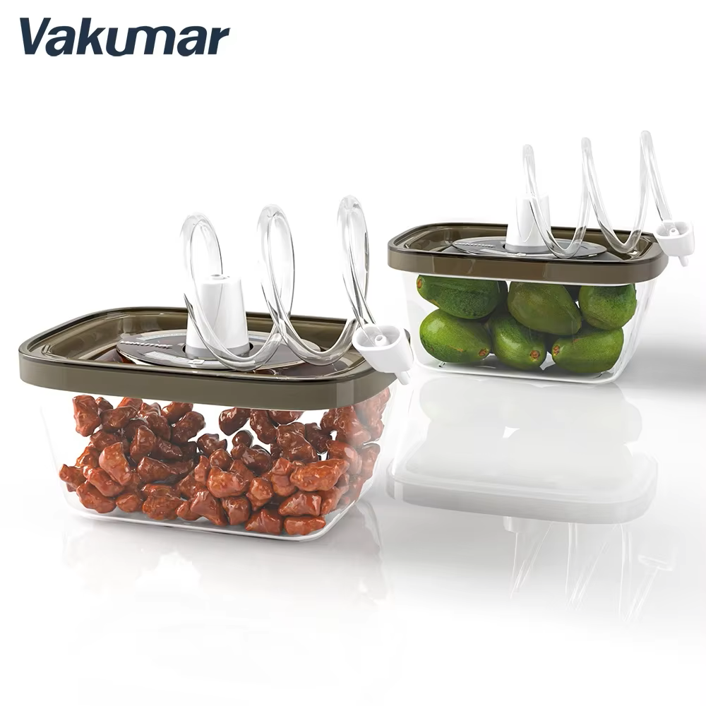 Meal Prep Ideas - Vakumar 2PCS Glass Food Storage Containers