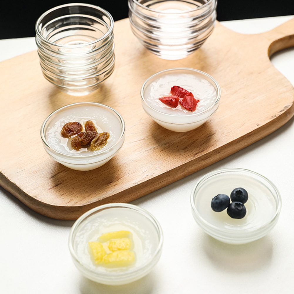Sauce Dipping Cup - 1pcs Dish Seasoning Dipping Bowl Clear