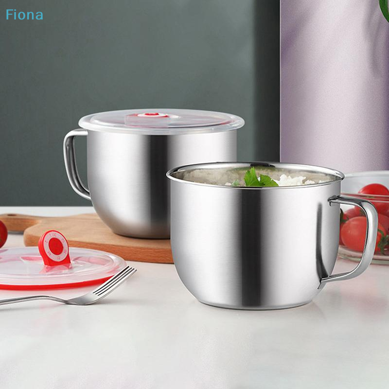 Meal Prep Ideas - ✔Stainless Steel Soup Bowl with Lid,Microwave