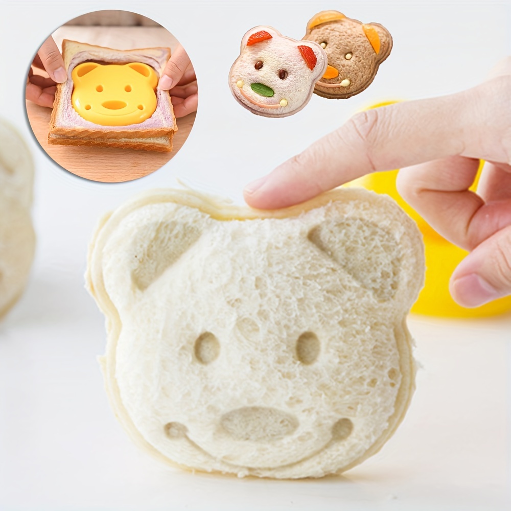 Breakfast Sandwich Press - Single Cartoon Bear Shaped Sandwich Mold