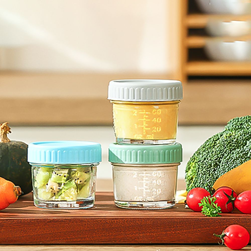 Sauce Dipping Cup - 6pcs Mason Jar Glass Baby Food