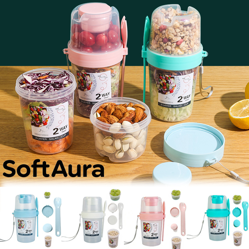 Meal Prep Chia Pudding - SoftAura Breakfast On The Go Cups