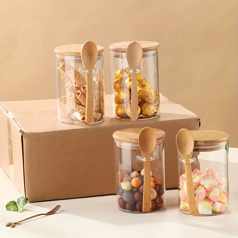 Meal Prep Chia Pudding - 280ml Candy Jar, Biscuit Jar, Glass