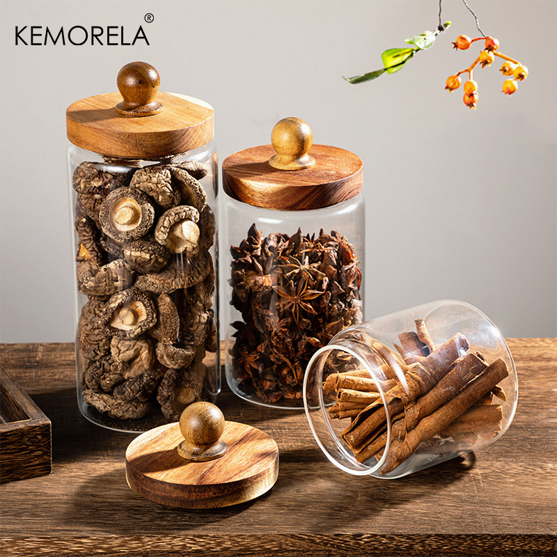 KEMORELA Coffee Bean Container - Meal Prep Oatmeal Jars ulasan dan harga