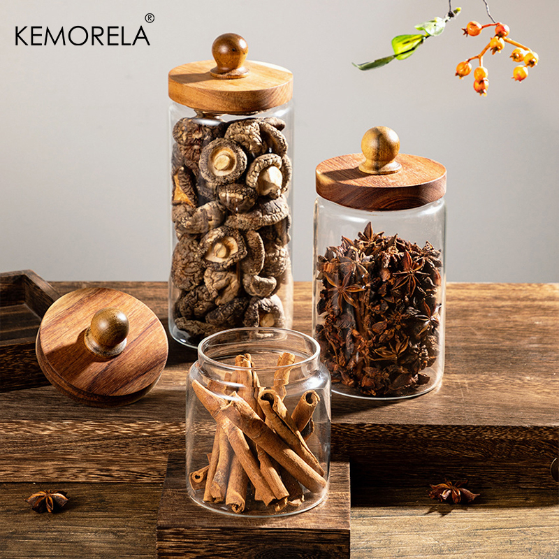KEMORELA Coffee Bean Container - Meal Prep Oatmeal Jars ulasan dan harga