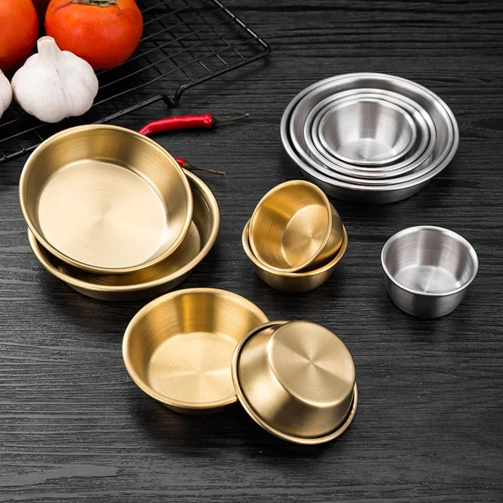 1pc Stainless Round Steel Seas - Sauce Dipping Cup ulasan dan harga