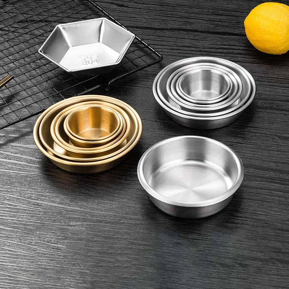 1pc Stainless Round Steel Seas - Sauce Dipping Cup ulasan dan harga