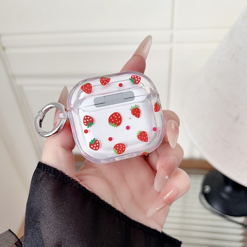 New Strawberry Charm Cute Soft - Strawberry Huller ulasan dan harga