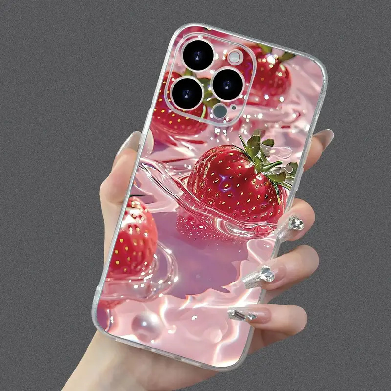 Fruit strawberry Lemon Pattern - Strawberry Huller ulasan dan harga
