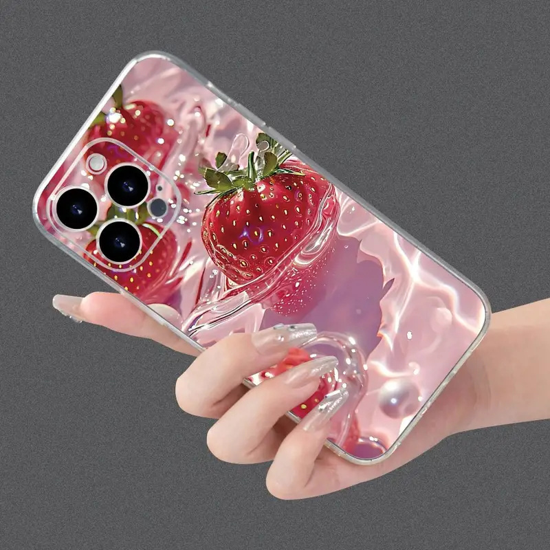 Fruit strawberry Lemon Pattern - Strawberry Huller ulasan dan harga