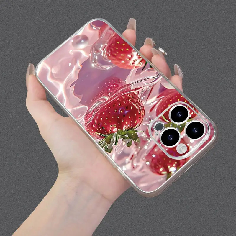 Fruit strawberry Lemon Pattern - Strawberry Huller ulasan dan harga