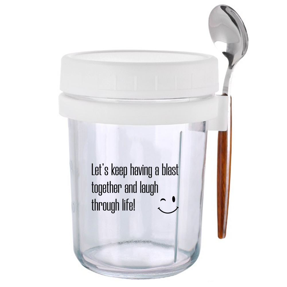 Cereal Milk Fruit Salad Storag - Meal Prep Oatmeal Jars ulasan dan harga