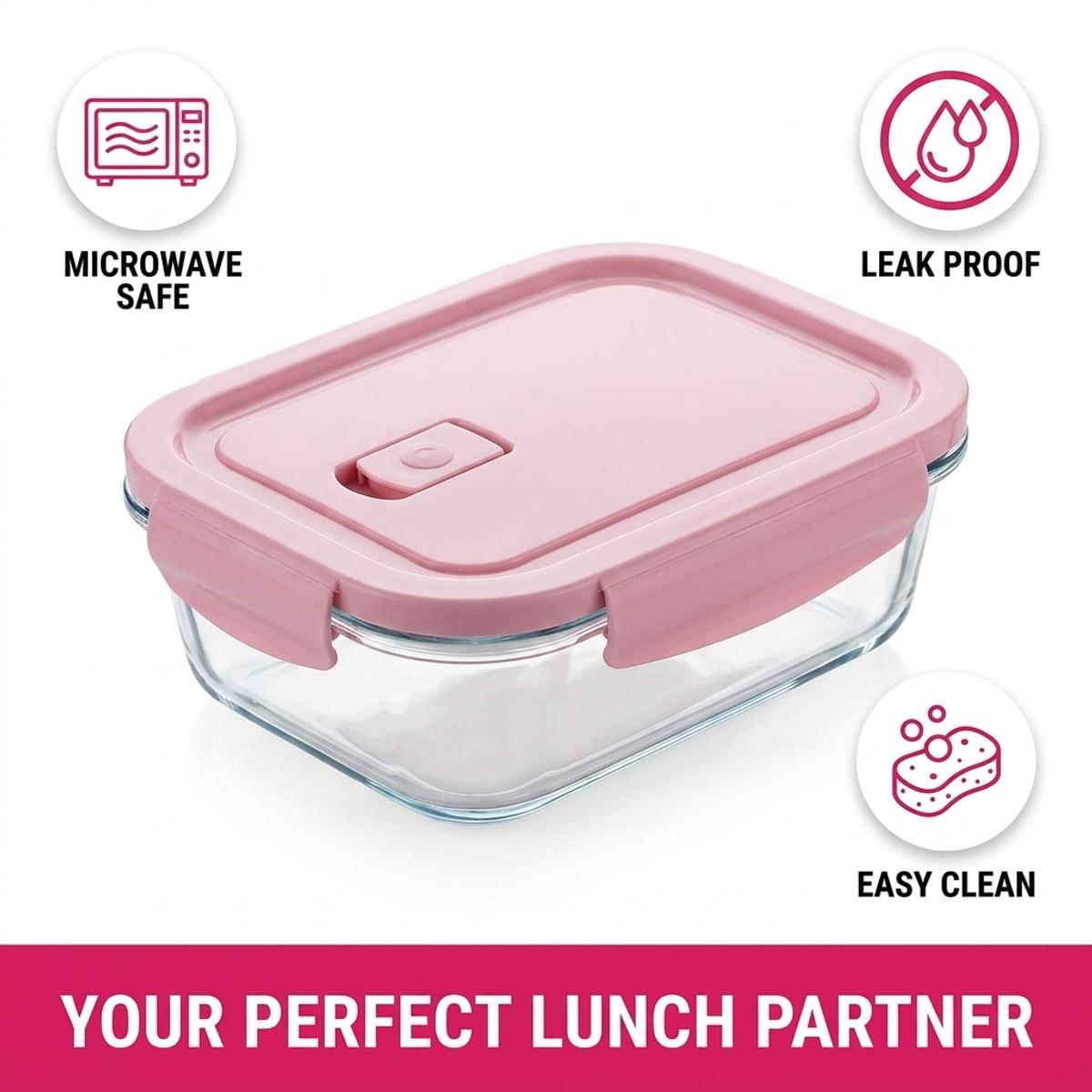 Airtight Glass Food Storage Co - Meal Prep Ideas ulasan dan harga