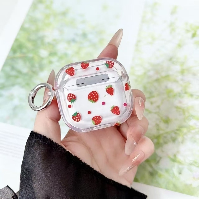Cute strawberry-colored soft p - Strawberry Huller ulasan dan harga