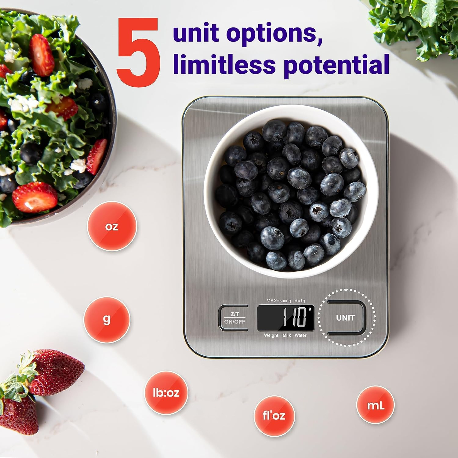 Food Kitchen Scale, Digital Gr - Meal Prep Keto ulasan dan harga