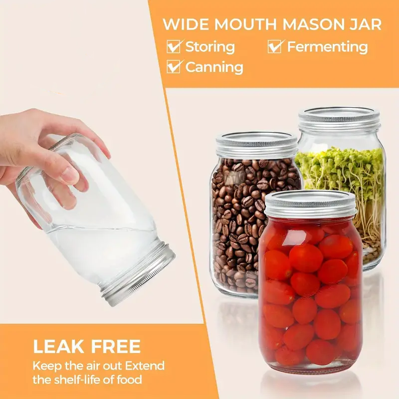 6Pcs, 12Pcs, 500Ml/16Oz, Glass - Meal Prep Chia Pudding ulasan dan harga