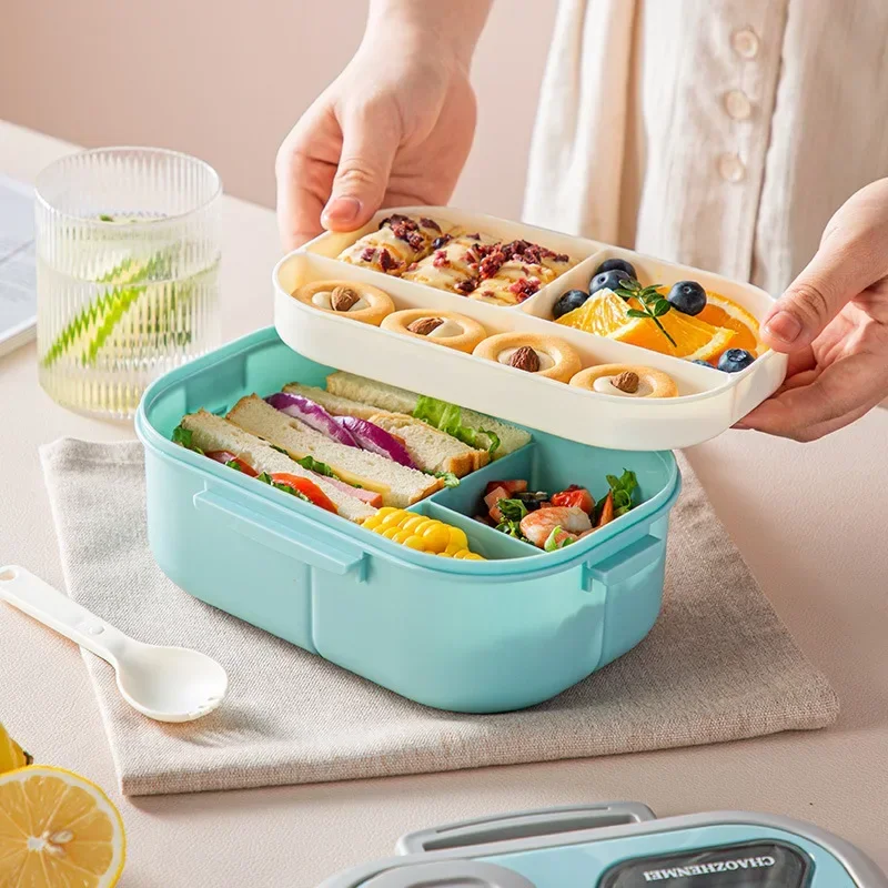 Portable Lunch Box Compartment - Meal Prep Chia Pudding ulasan dan harga