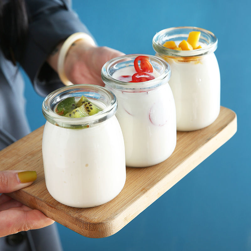 5pc Yogurt Pudding Glass Jar W - Meal Prep Chia Pudding ulasan dan harga