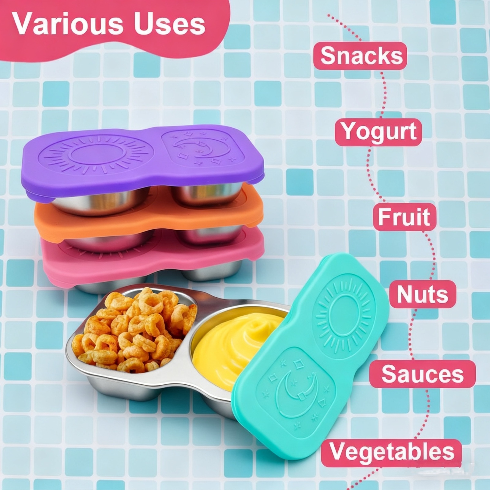 1pc Dipping Sauce Dish Stainle - Sauce Dipping Cup ulasan dan harga