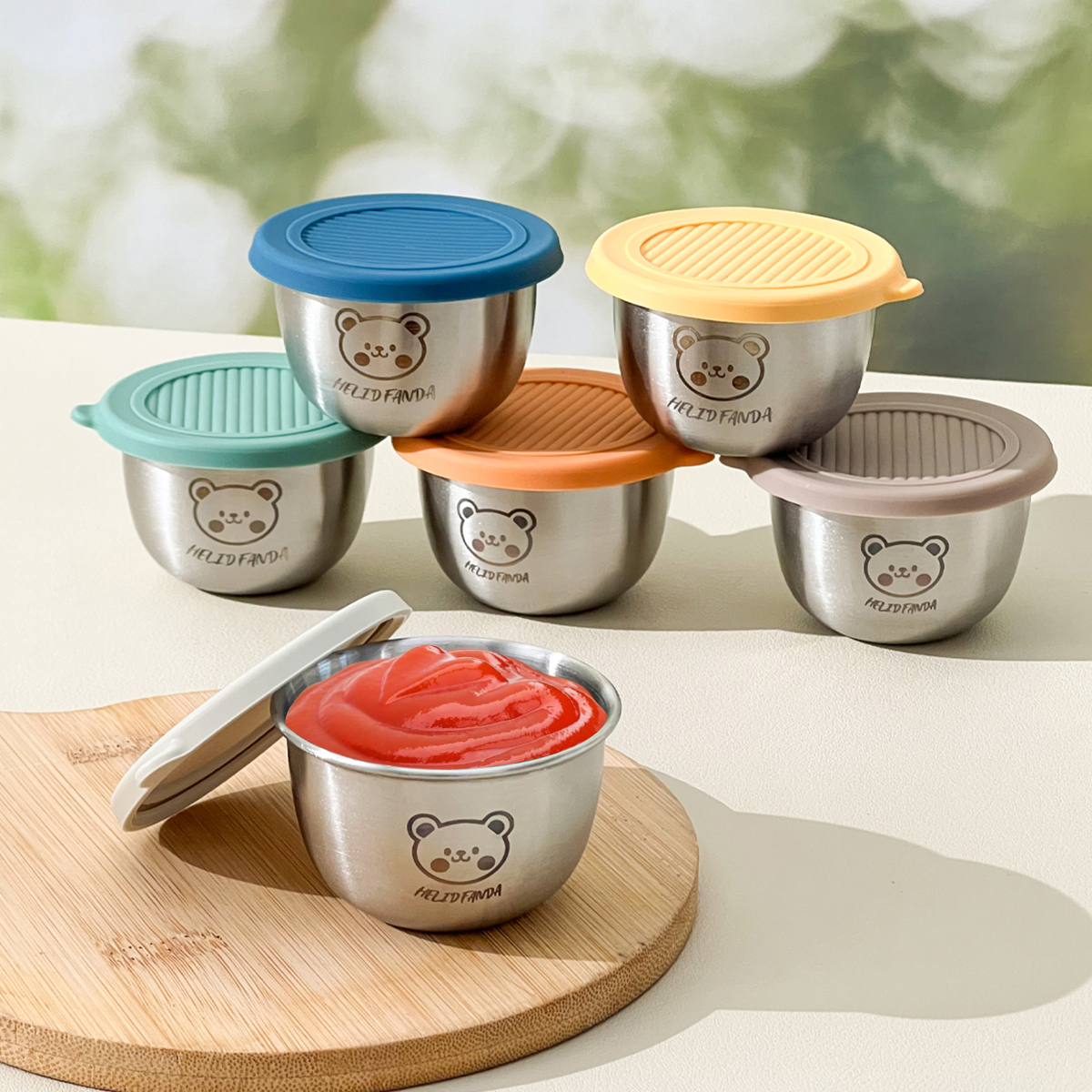 WORTHBUY 304 Stainless Steel S - Sauce Dipping Cup ulasan dan harga