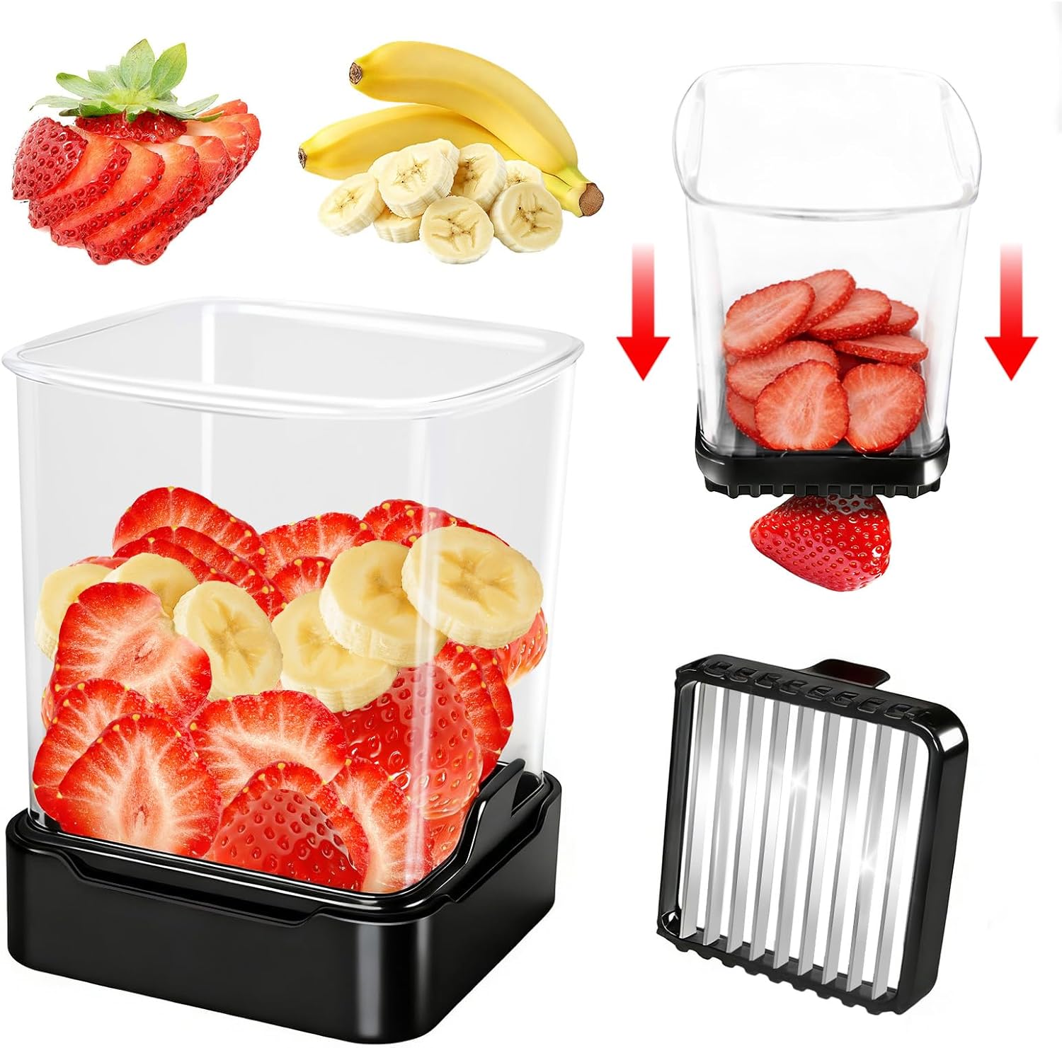 Rapid Fruit Slicer Cup - 304 S - Meal Prep Quick ulasan dan harga
