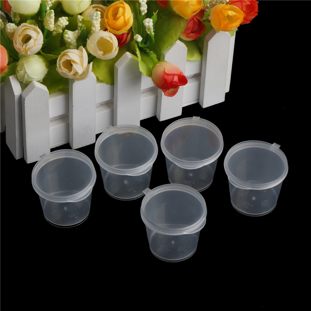 Hot 100Pcs Small Plastic Dispo - Sauce Dipping Cup ulasan dan harga