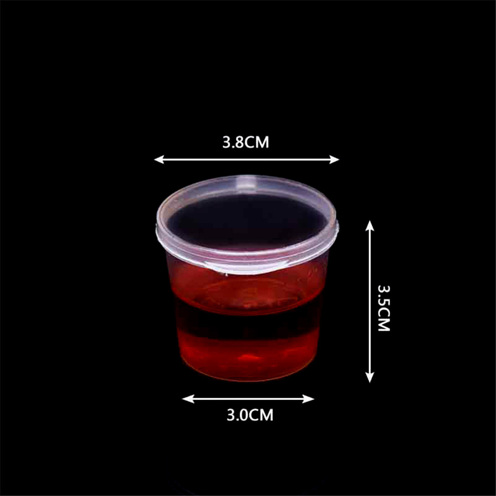 Hot 100Pcs Small Plastic Dispo - Sauce Dipping Cup ulasan dan harga