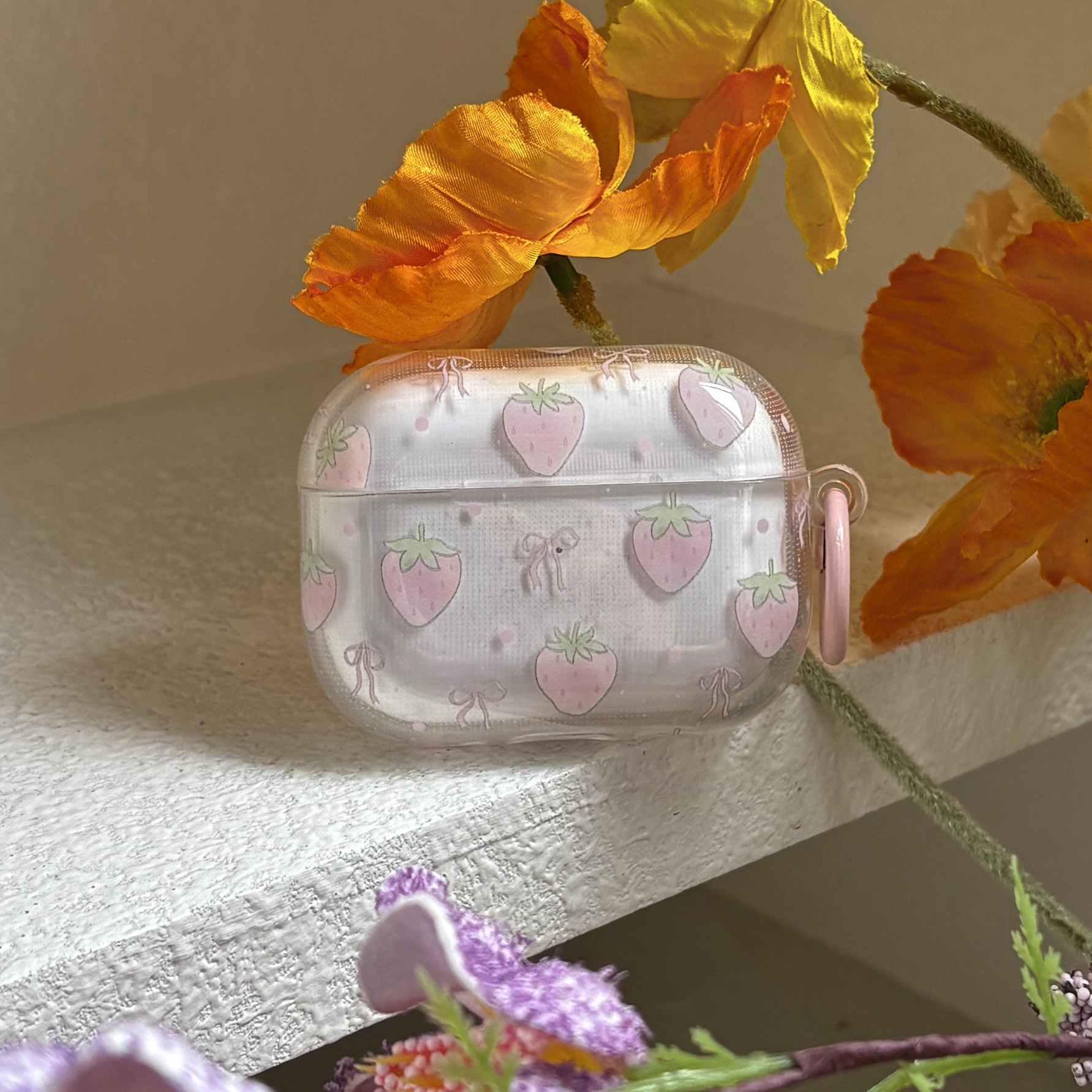 Sweet Cute Pink Strawberry Bow - Strawberry Huller ulasan dan harga