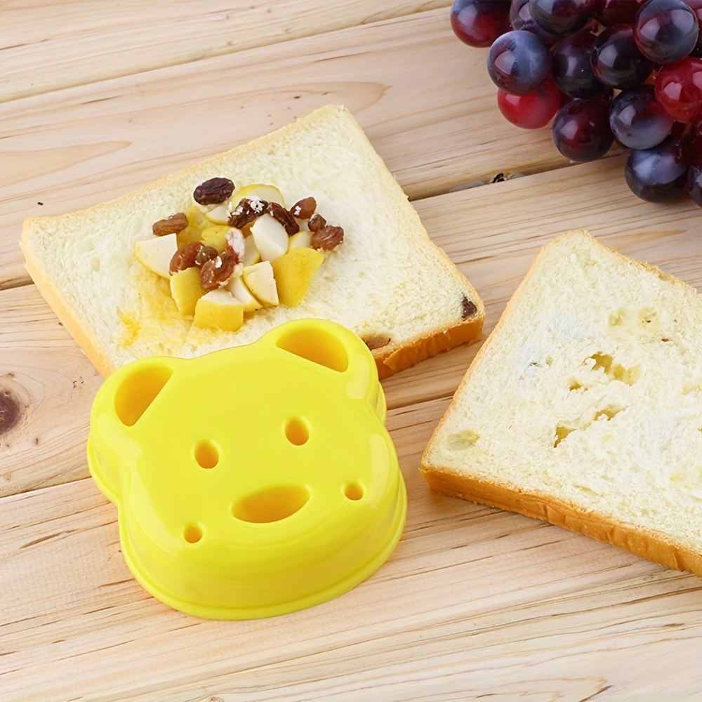 Single Cartoon Bear Shaped San - Breakfast Sandwich Press ulasan dan harga