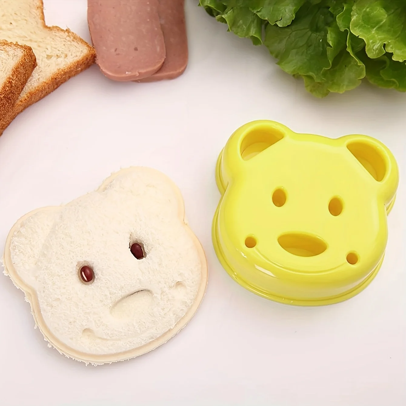 Single Cartoon Bear Shaped San - Breakfast Sandwich Press ulasan dan harga