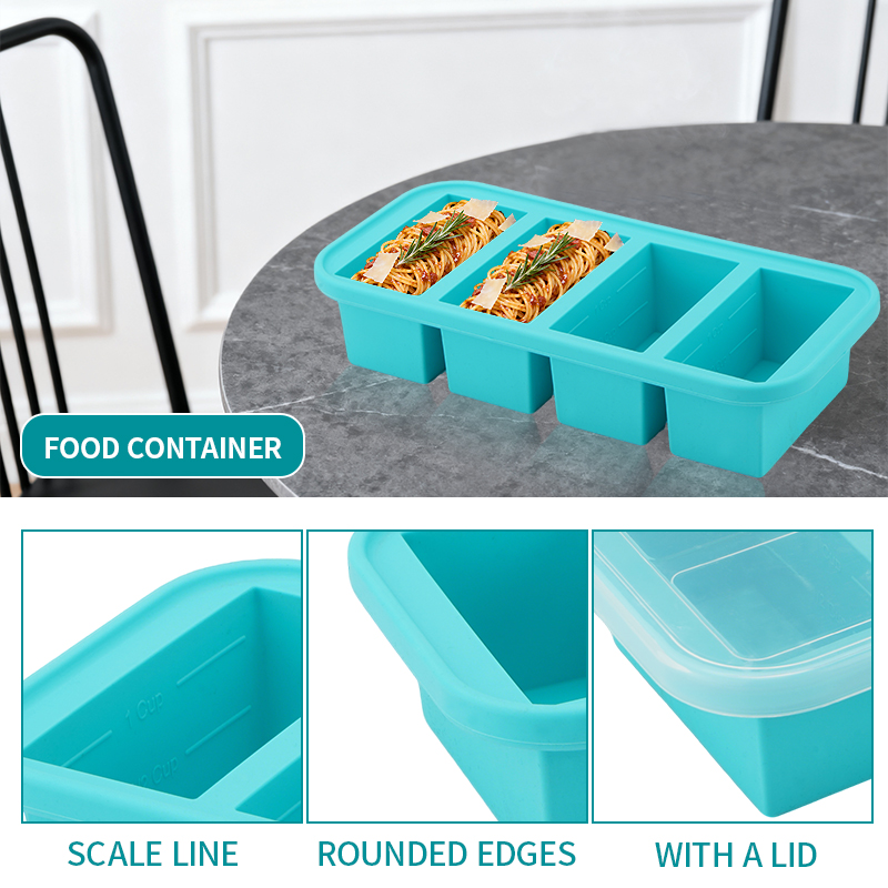 2 or 3-piece Silicone Freezer  - Meal Prep Chia Pudding ulasan dan harga
