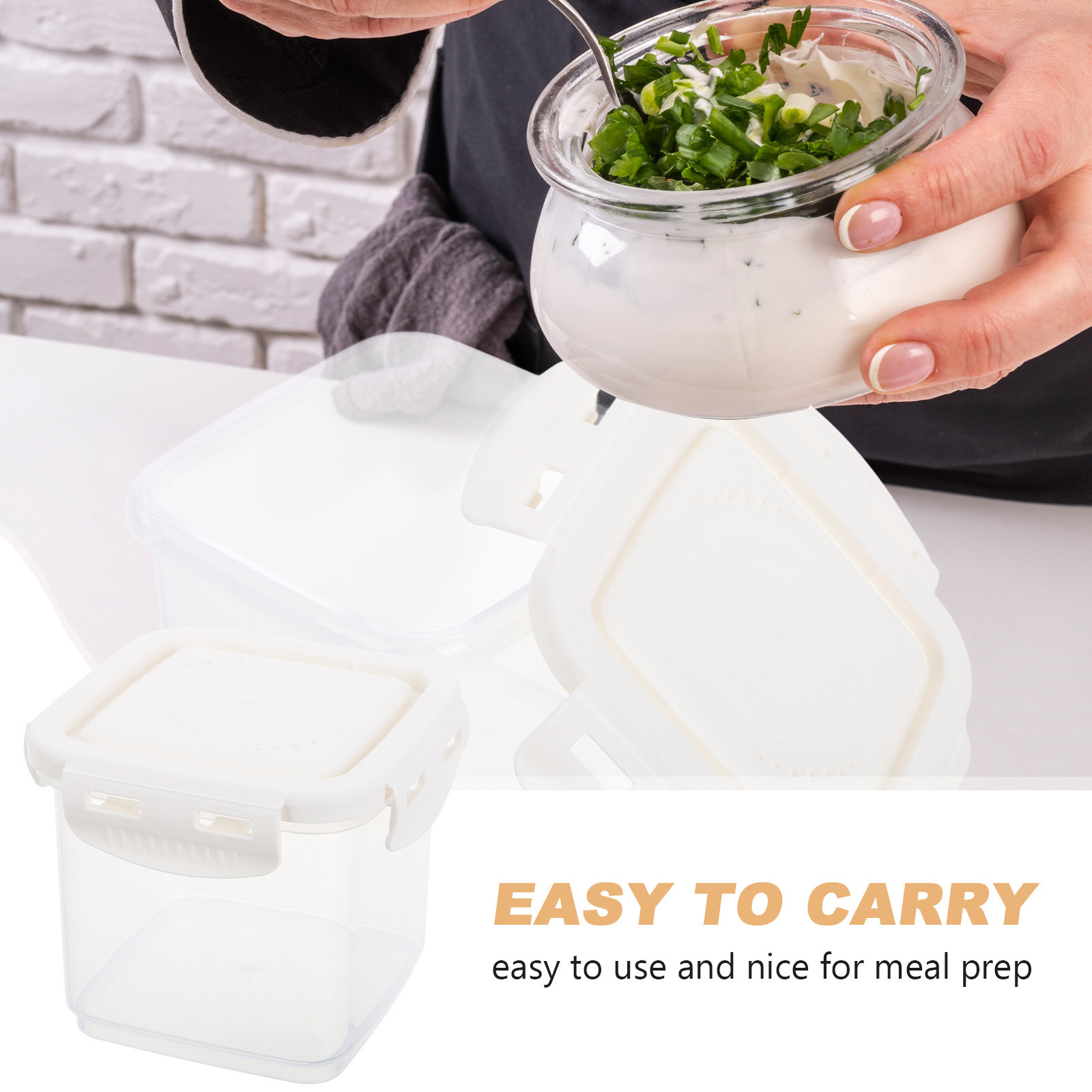 Freezer Soup Storage Container - Meal Prep Rice ulasan dan harga