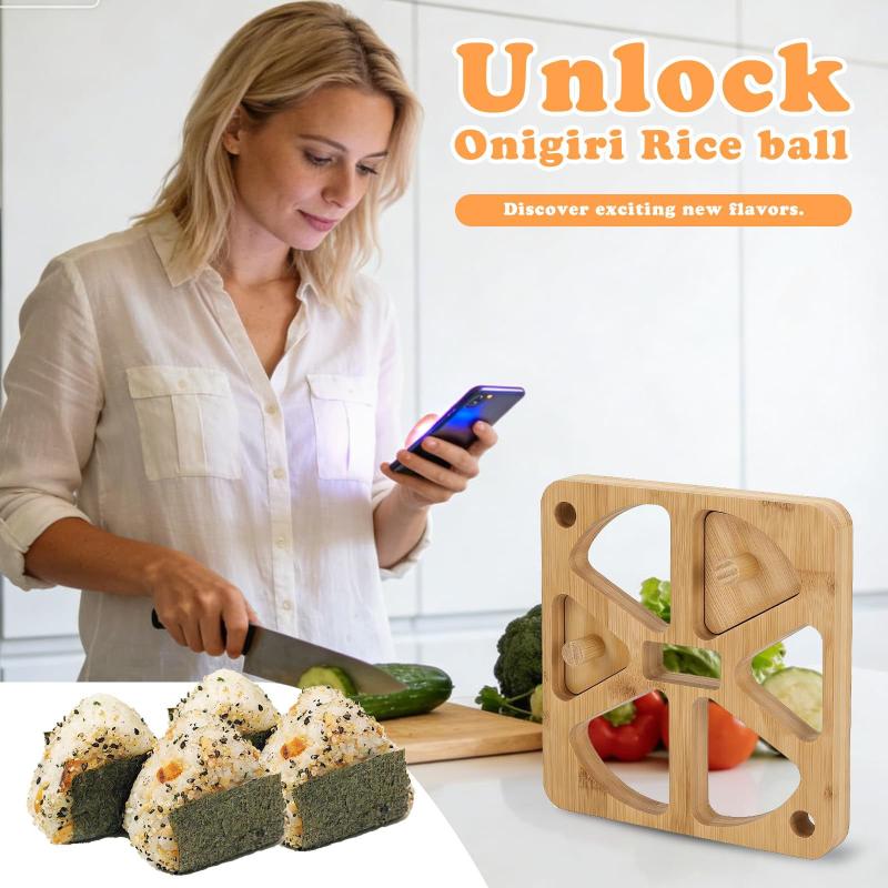 5/6 Holes Riceball Mold Classi - Meal Prep Rice ulasan dan harga