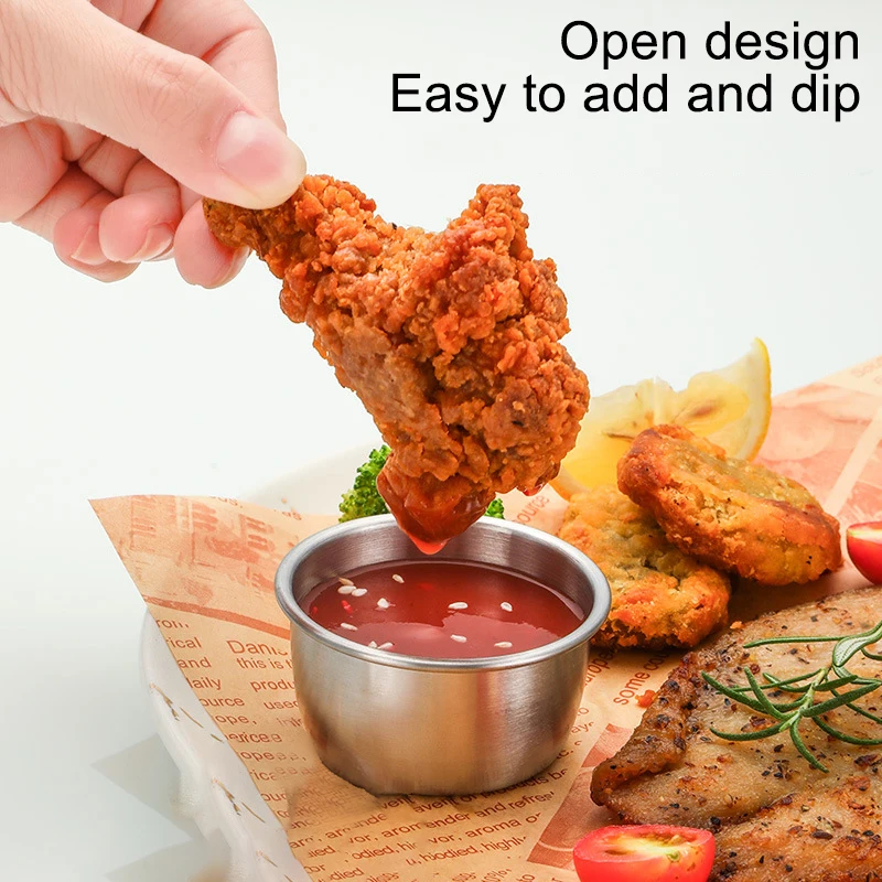 Sauce Dipping Bowl 304 Stainle - Sauce Dipping Cup ulasan dan harga
