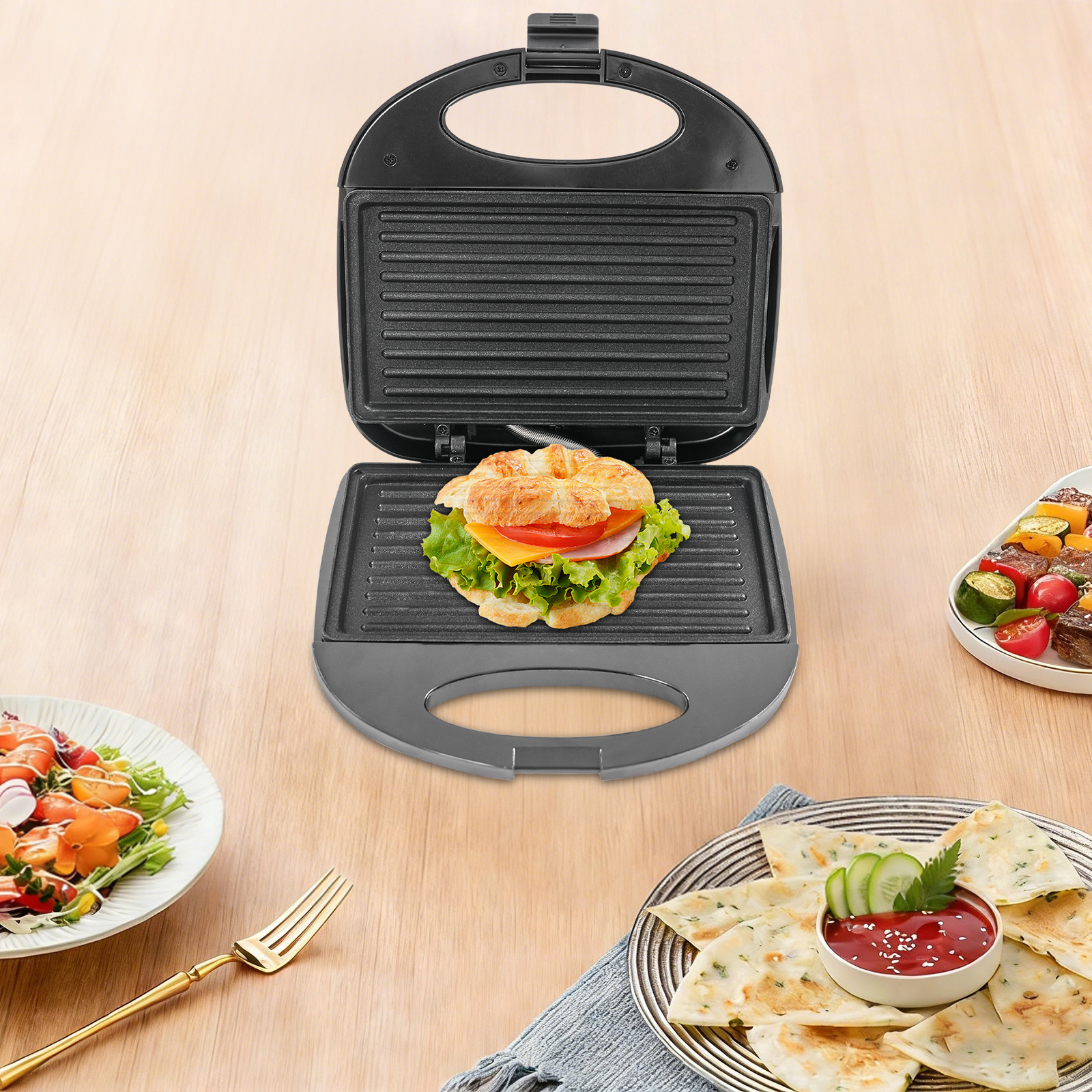 Kitchen Sandwich Maker Breakfa - Breakfast Sandwich Press ulasan dan harga