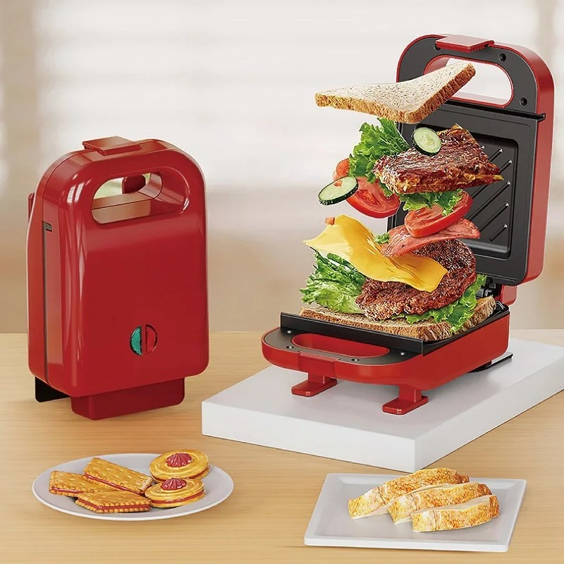 Waffle Maker Toaster Multifunc - Breakfast Sandwich Press ulasan dan harga