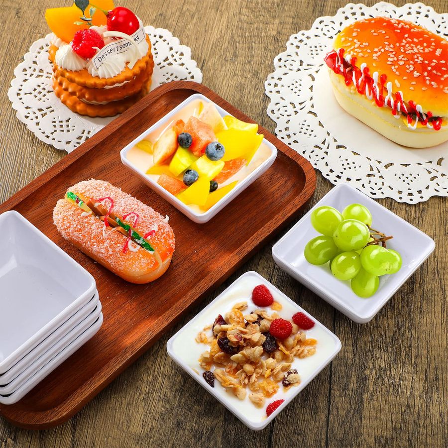 50 Pcs Soy Sauce Dish Melamine - Sauce Dipping Cup ulasan dan harga