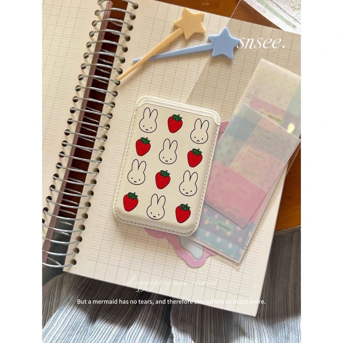 Kawaii Miffy Rabbit Magnetic C - Strawberry Huller ulasan dan harga