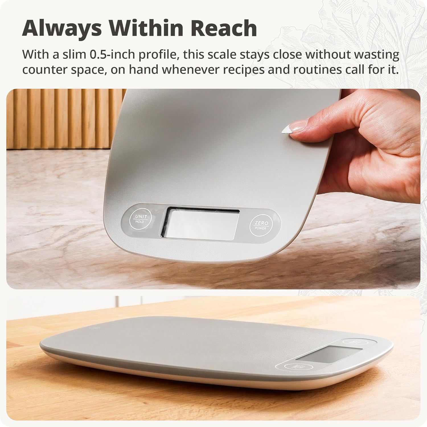 Digital Kitchen Scale with 1g  - Meal Prep Quick ulasan dan harga