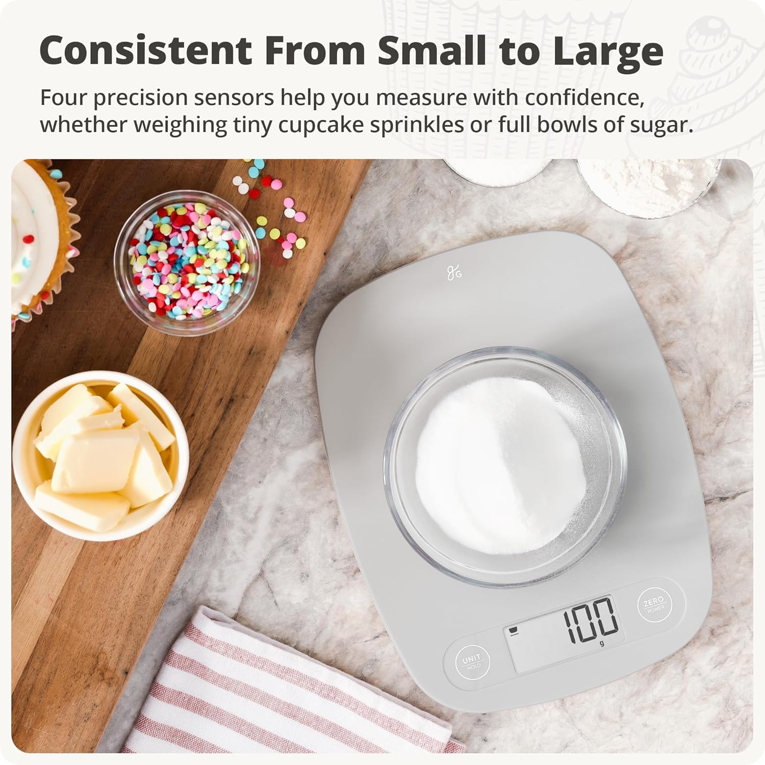Digital Kitchen Scale with 1g  - Meal Prep Quick ulasan dan harga
