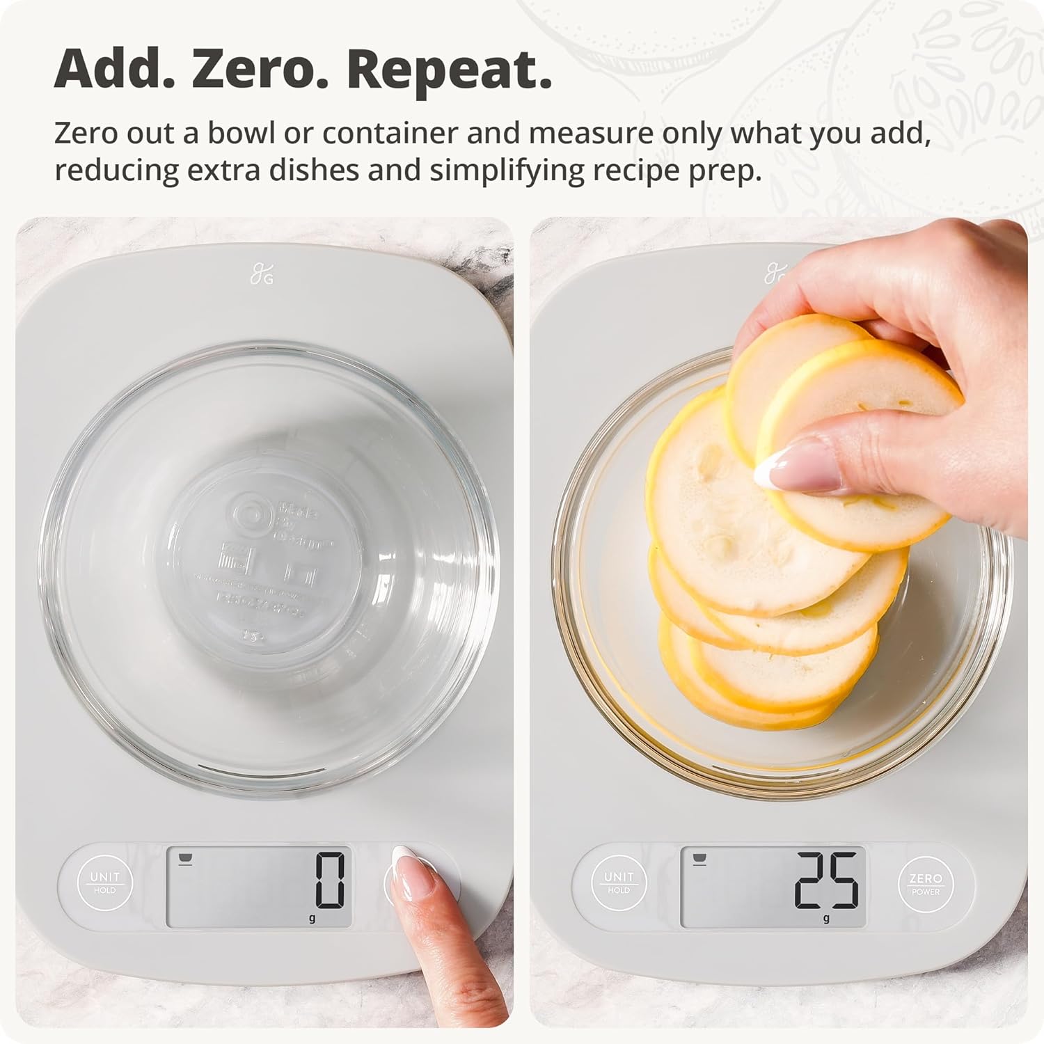 Digital Kitchen Scale with 1g  - Meal Prep Quick ulasan dan harga