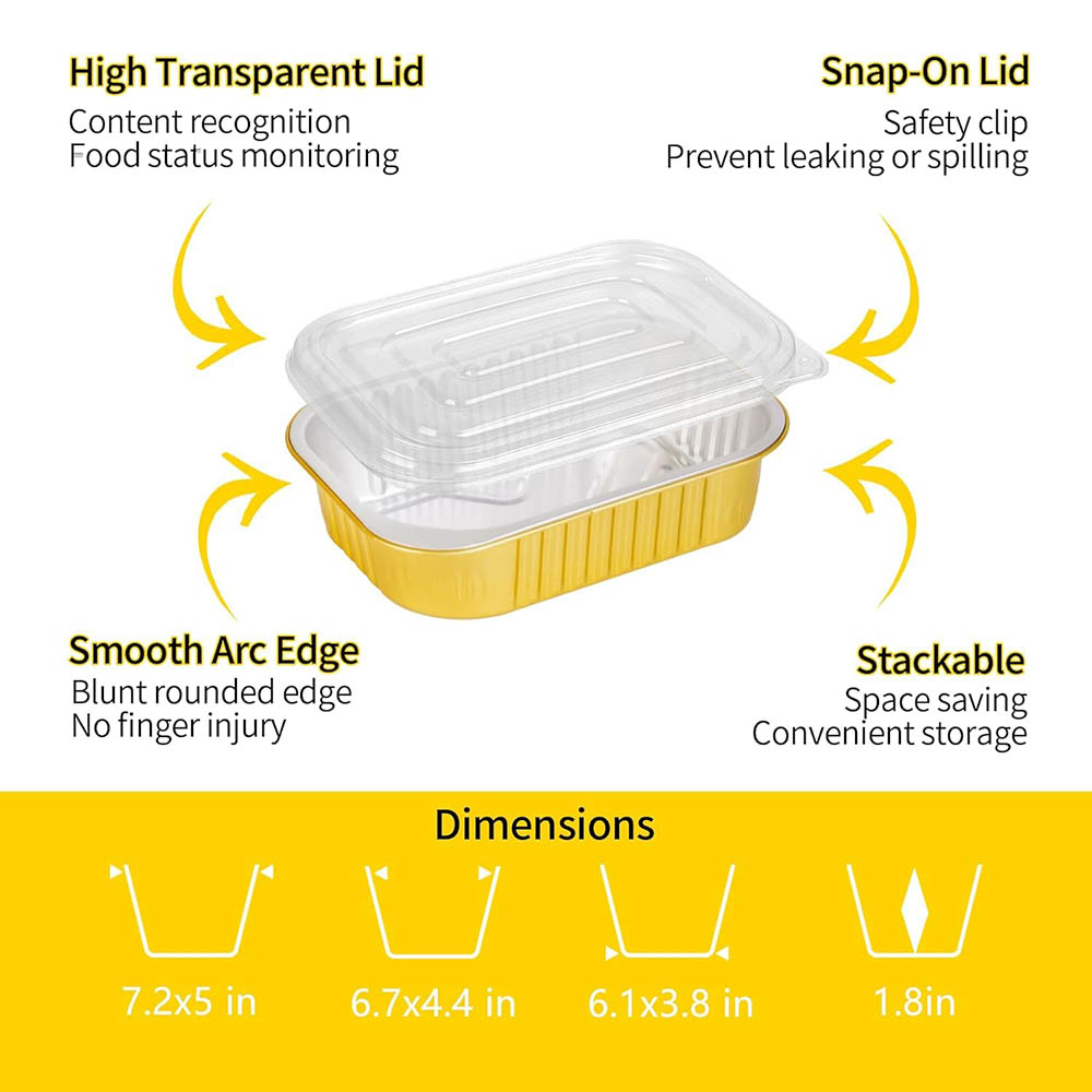 Small Aluminum Pans with Lids  - Meal Prep Ideas ulasan dan harga