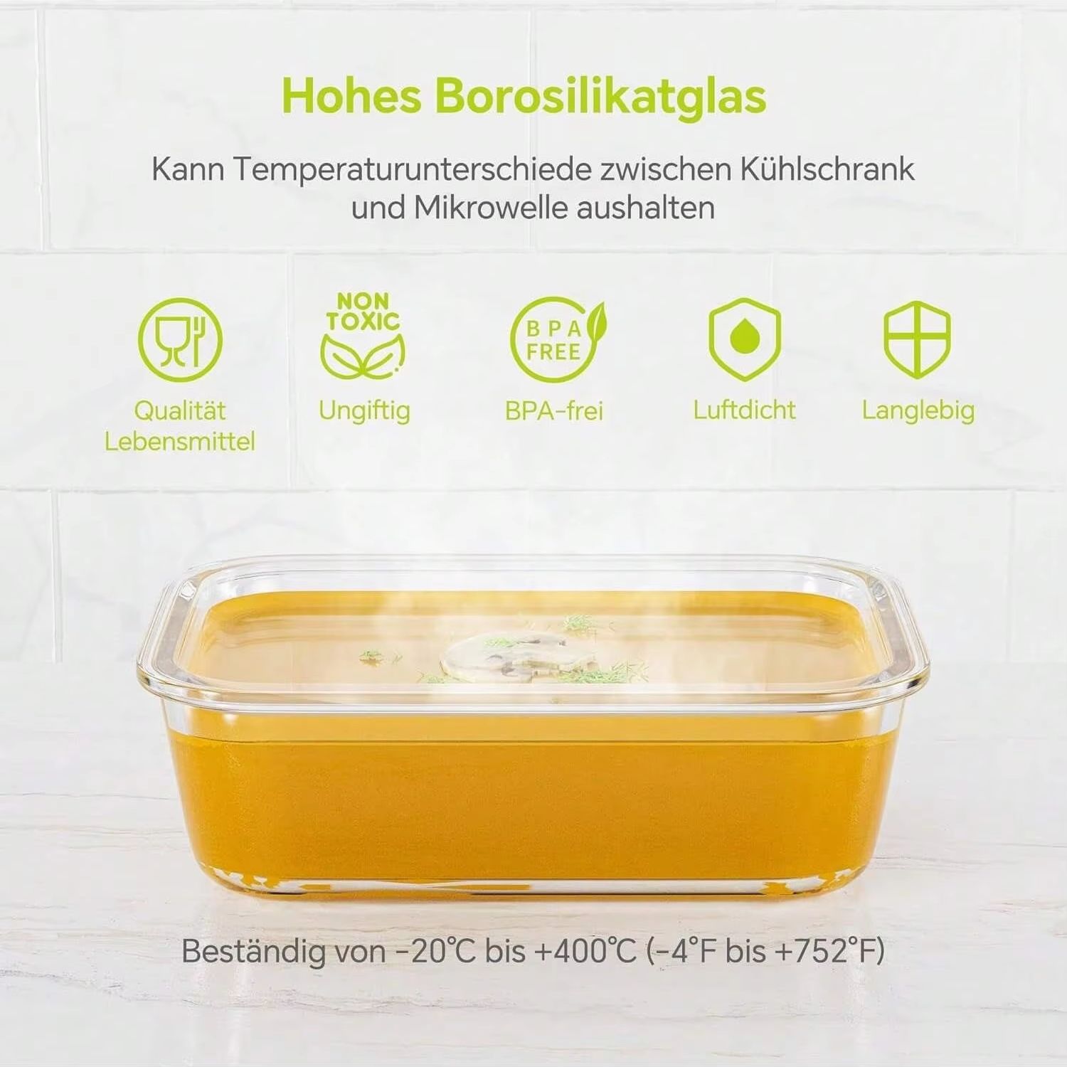 Glass Food Storage Container W - Meal Prep Ideas ulasan dan harga