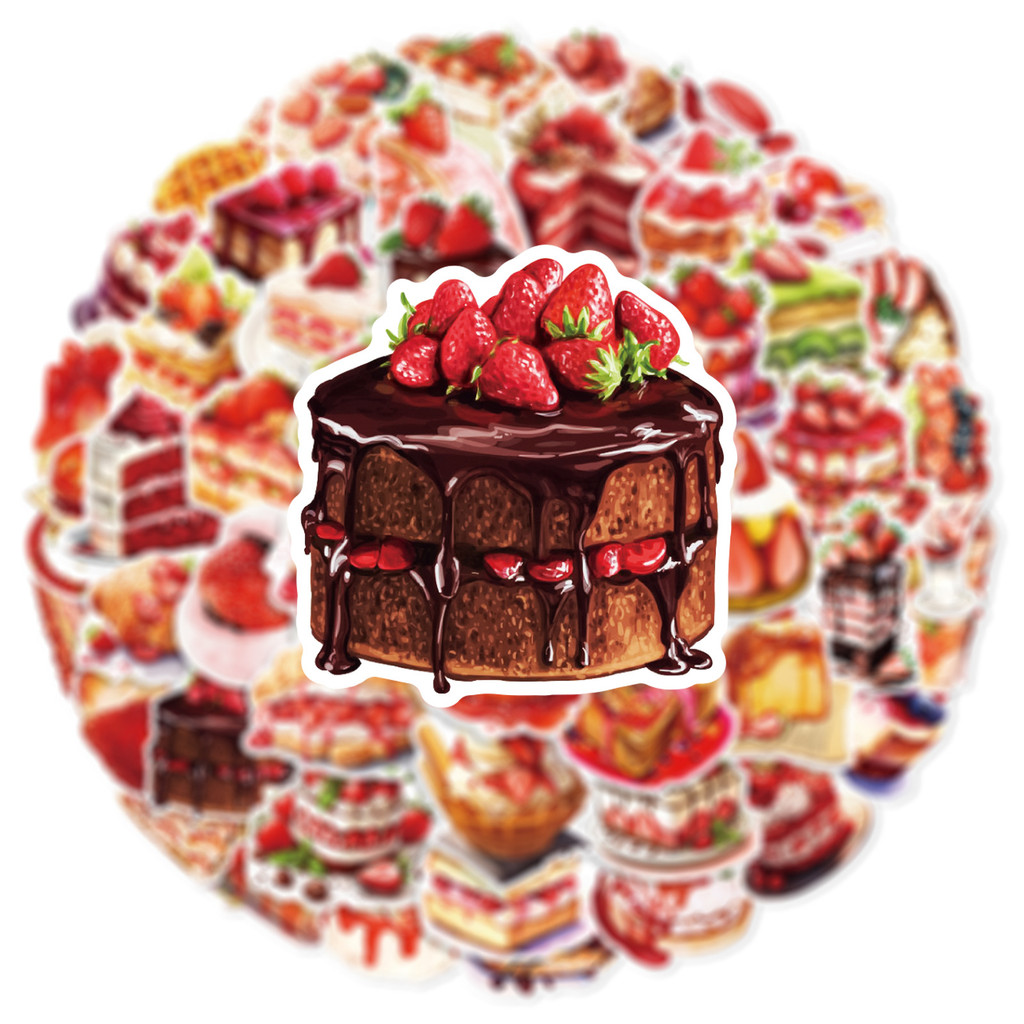 50PCS Strawberry Cake Dessert  - Strawberry Huller ulasan dan harga