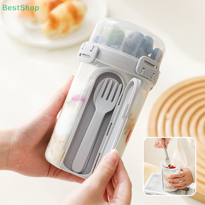 ❤Salad Cup Portable Light Meal - Meal Prep Chia Pudding ulasan dan harga