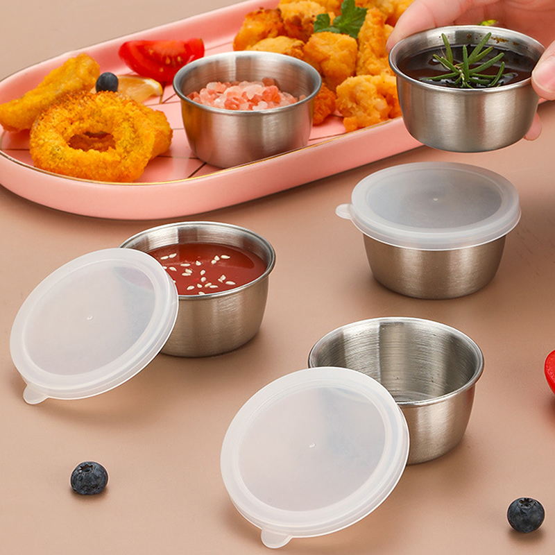 1/6pcs 40ML Salad Dressing Con - Sauce Dipping Cup ulasan dan harga