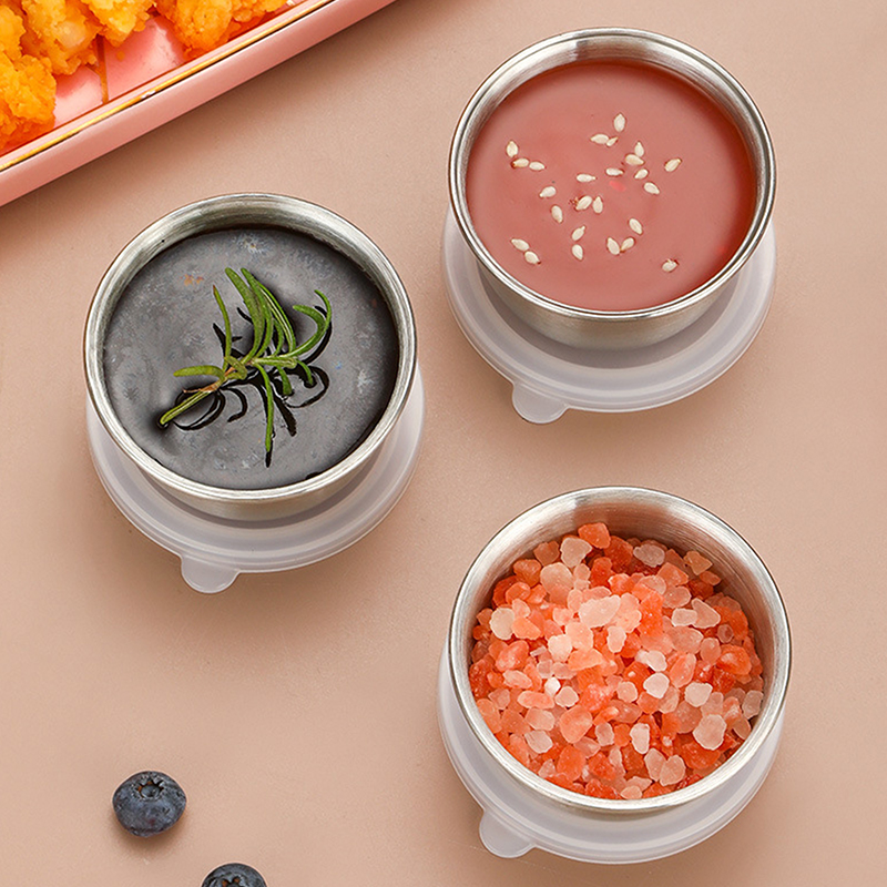 1/6pcs 40ML Salad Dressing Con - Sauce Dipping Cup ulasan dan harga