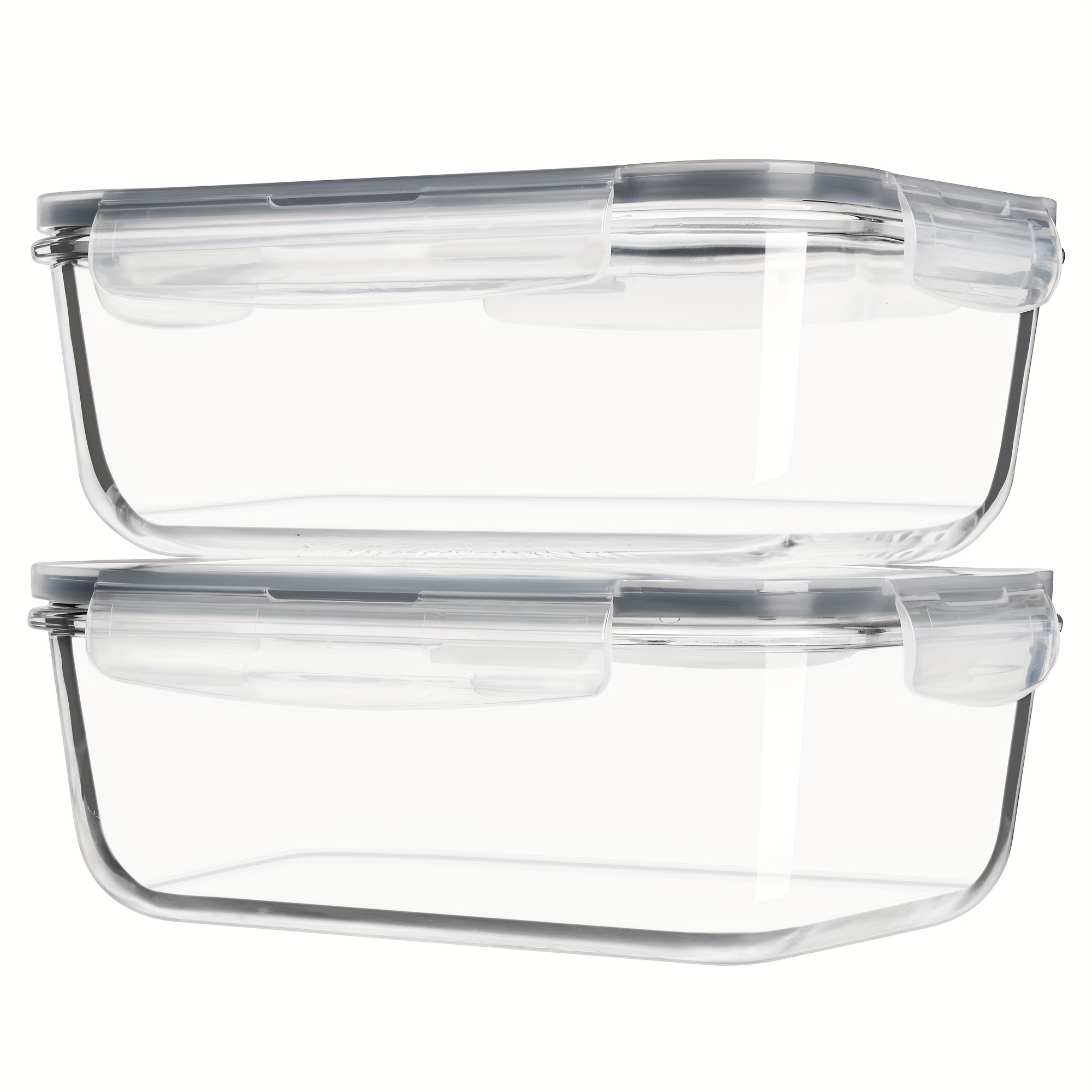 us2pcs/4pcs Glass Storage Cont - Meal Prep Quick ulasan dan harga