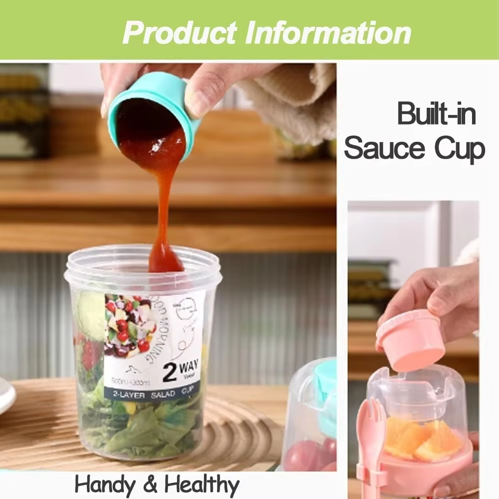 Carry Breakfast Cup Salad Cups - Meal Prep Oatmeal Jars ulasan dan harga